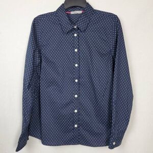 Dalia Large Navy Button Front Shirt